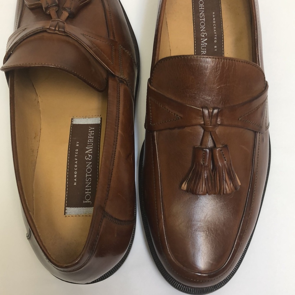 Johnston & Murphy Men Shoes Leather brown 9.5M - Picture 5 of 8
